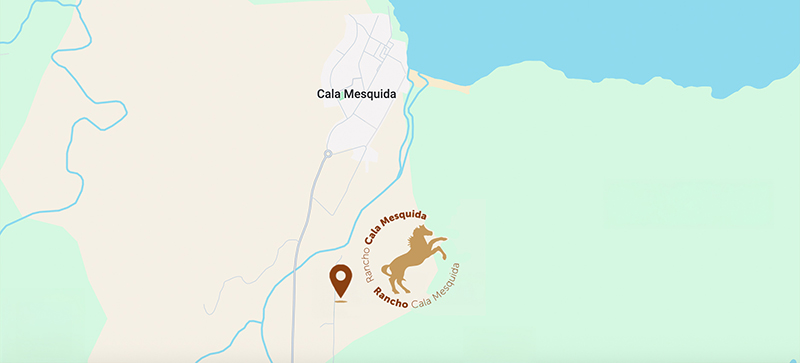 carte avec l'emplacement du ranch